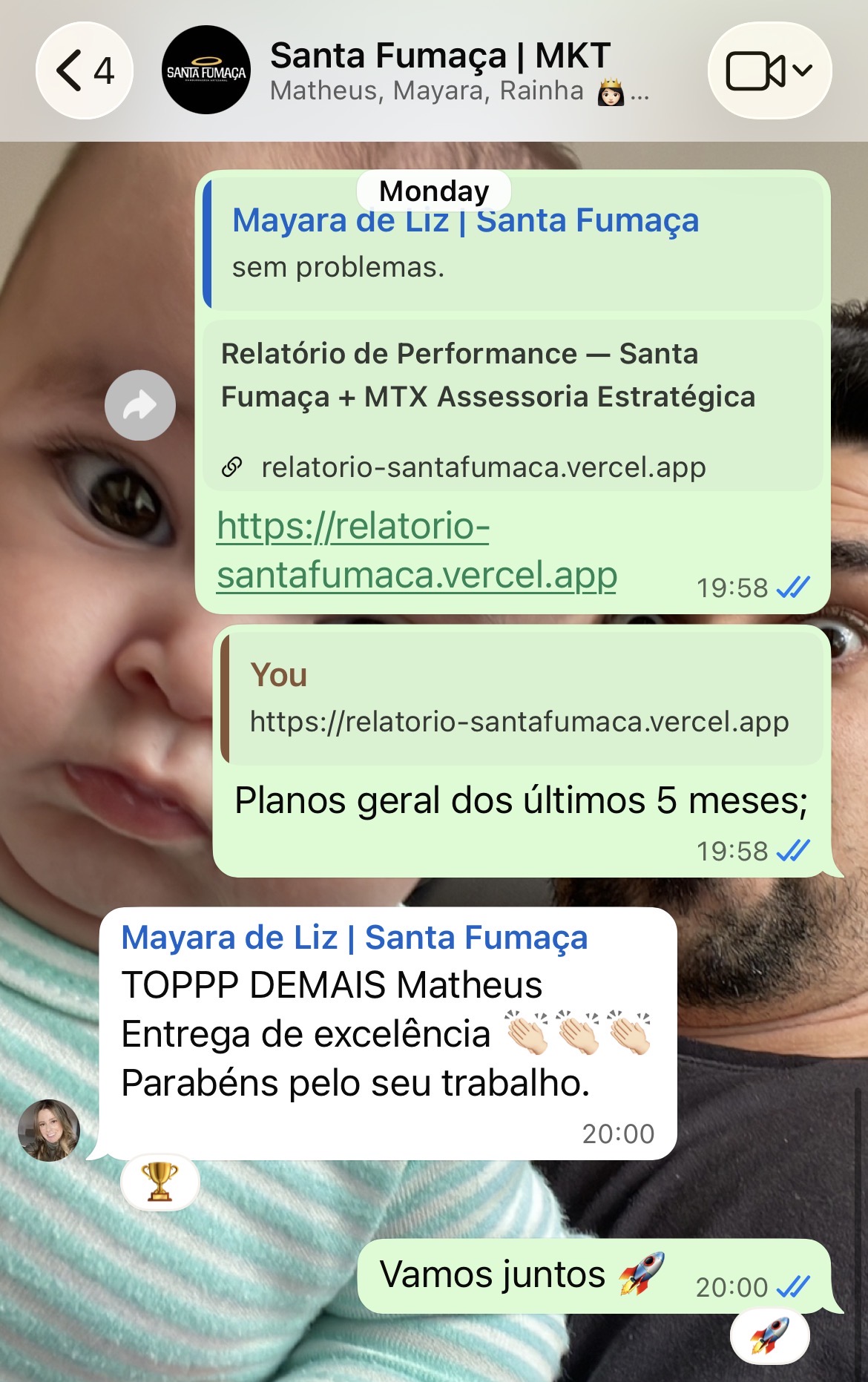 Depoimento Mayara de Liz — Santa Fumaça